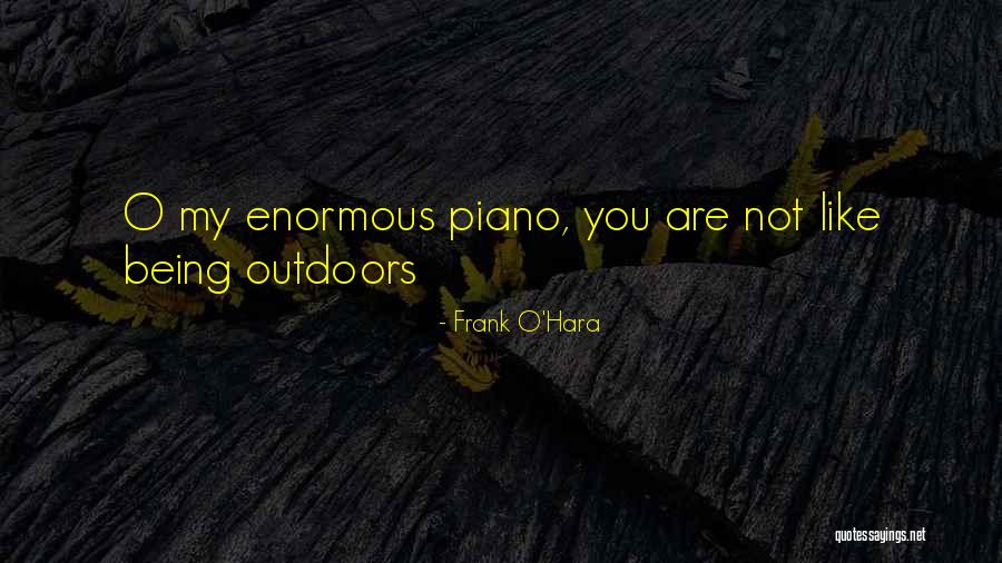 Horas En Quotes By Frank O'Hara