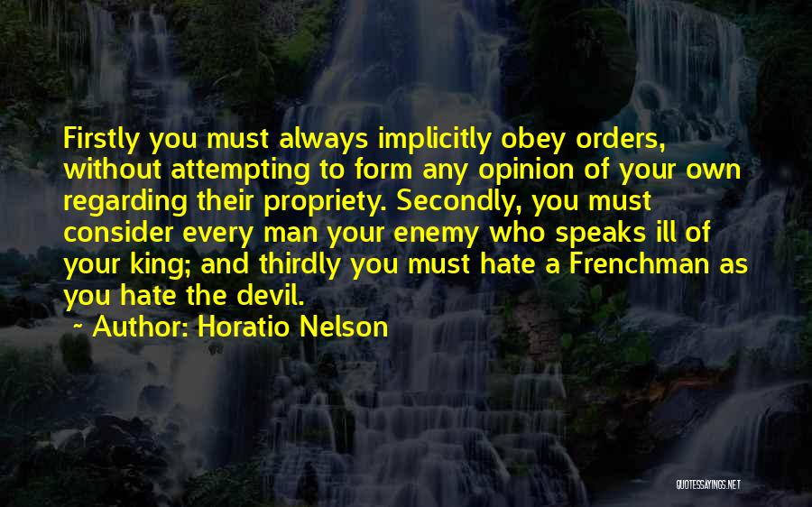 Horatio Nelson Quotes 1948158