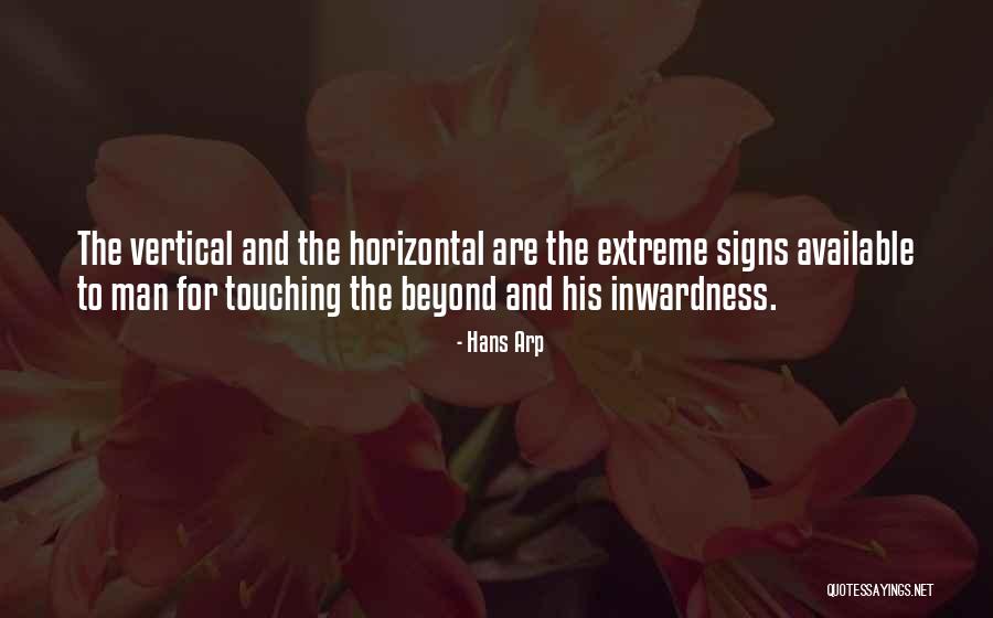 Horizontal And Vertical Quotes By Hans Arp Horizontal And Vertical Quotes By Hans Arp