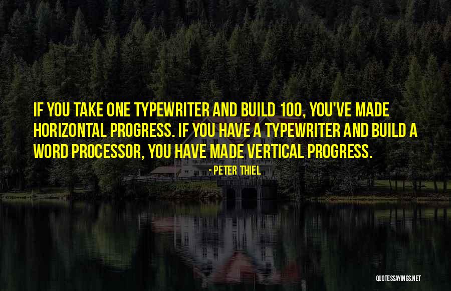 Horizontal And Vertical Quotes By Peter Thiel Horizontal And Vertical Quotes By Peter Thiel