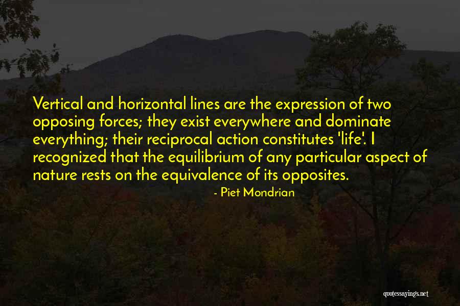 Horizontal And Vertical Quotes By Piet Mondrian Horizontal And Vertical Quotes By Piet Mondrian