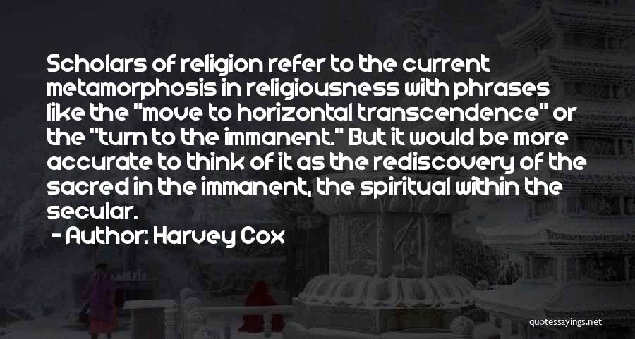Horizontal Quotes By Harvey Cox