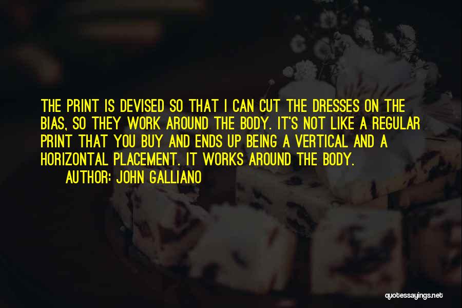 Horizontal Quotes By John Galliano