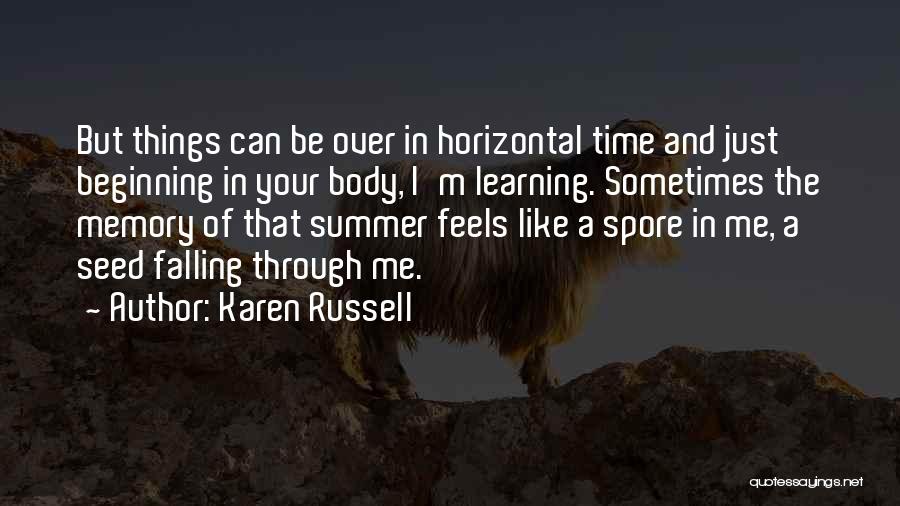 Horizontal Quotes By Karen Russell