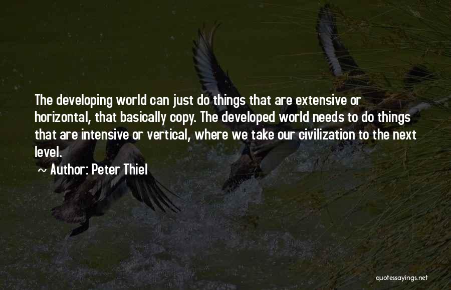 Horizontal Quotes By Peter Thiel