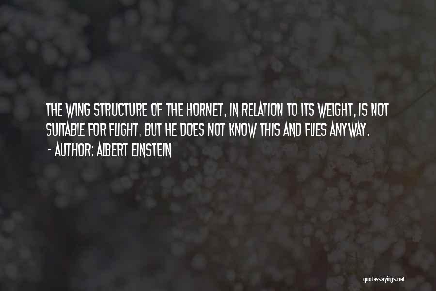 Hornet Quotes By Albert Einstein