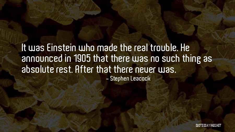 Hornstein Quotes By Stephen Leacock