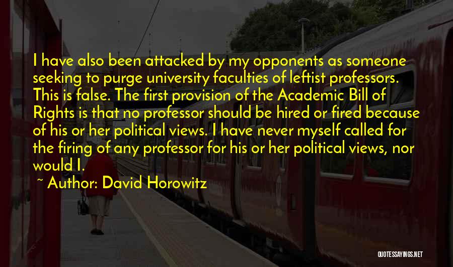 Horowitz Quotes By David Horowitz