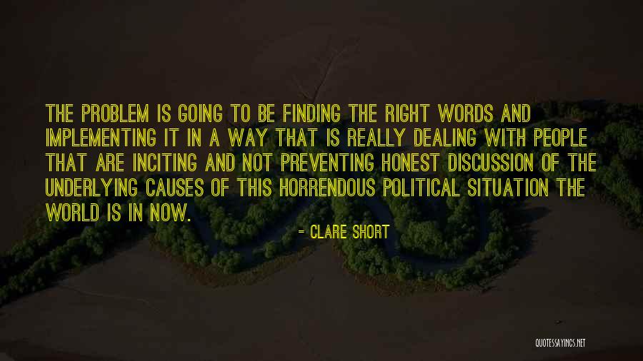 Horrendous Quotes By Clare Short Horrendous Quotes By Clare Short