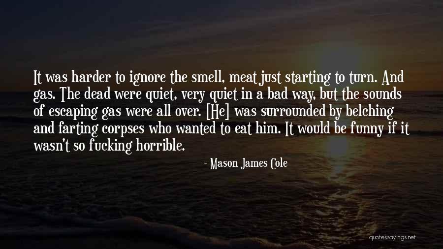 Horrible Funny Quotes By Mason James Cole