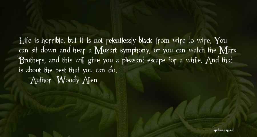 Horrible Life Quotes By Woody Allen