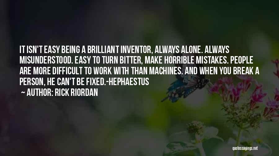 Horrible Person Quotes By Rick Riordan