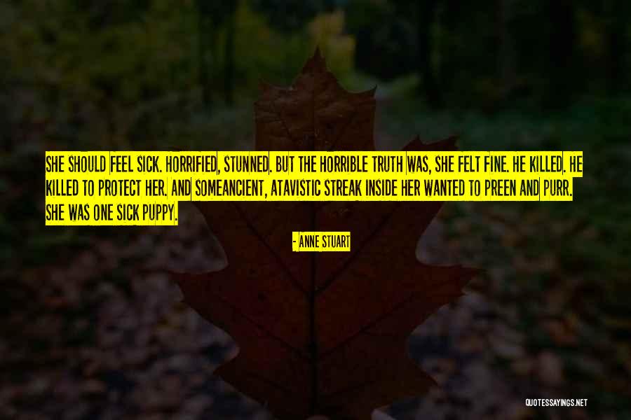 Horrified Quotes By Anne Stuart Horrified Quotes By Anne Stuart
