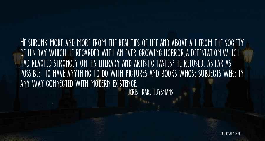 Horror Books Quotes By Joris-Karl Huysmans Horror Books Quotes By Joris-Karl Huysmans