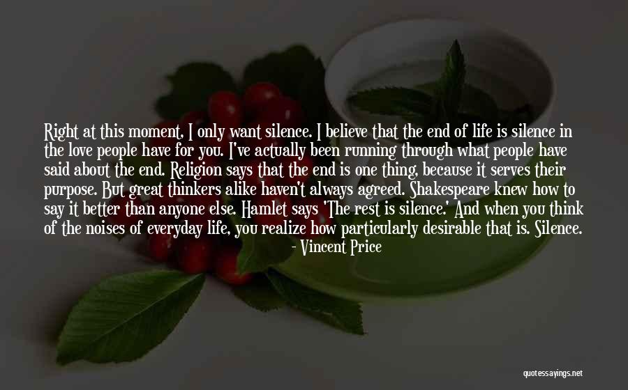 Horror For Quotes By Vincent Price