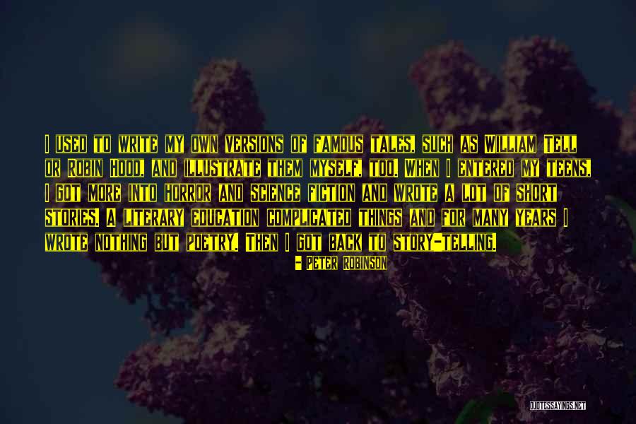 Horror Stories Quotes By Peter Robinson Horror Stories Quotes By Peter Robinson