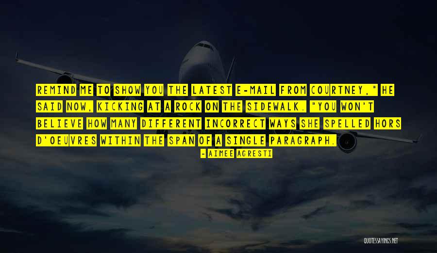 Hors D'oeuvre Quotes By Aimee Agresti Hors D'oeuvre Quotes By Aimee Agresti
