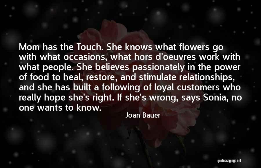 Hors D'oeuvre Quotes By Joan Bauer Hors D'oeuvre Quotes By Joan Bauer