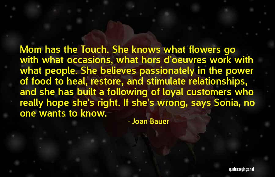Hors D'oeuvres Quotes By Joan Bauer Hors D'oeuvres Quotes By Joan Bauer