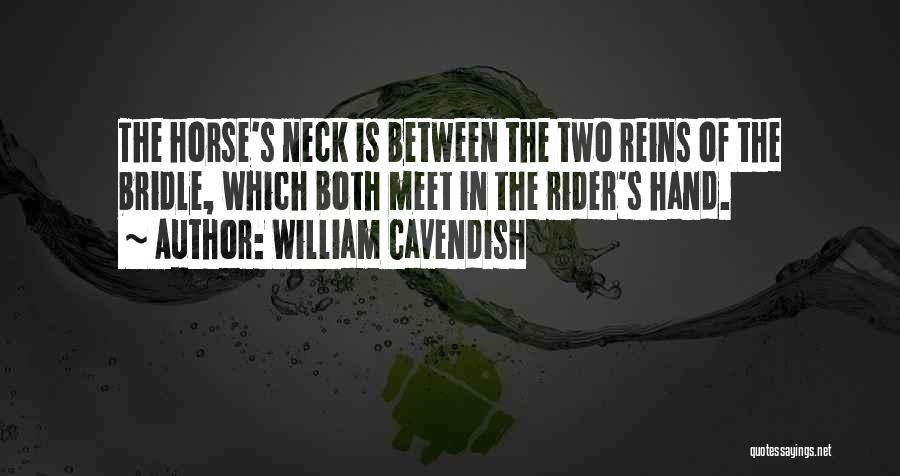 Horse Bridle Quotes By William Cavendish