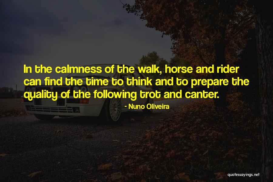 Horse Canter Quotes By Nuno Oliveira