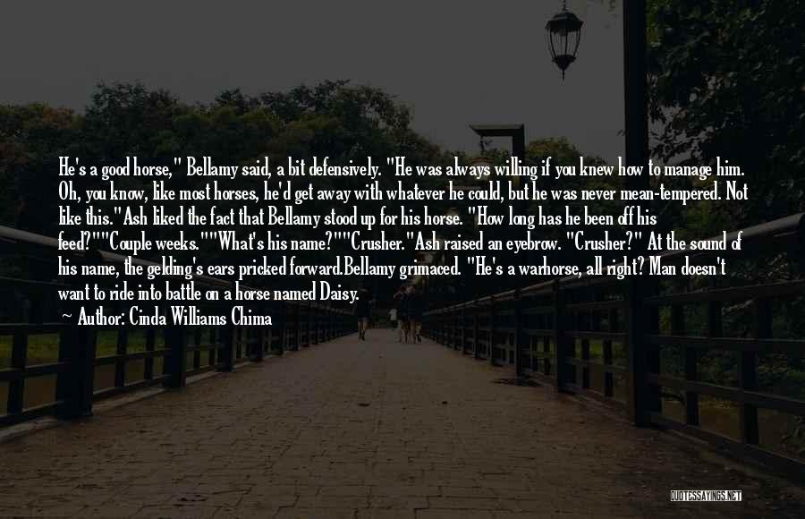 Horse Ears Quotes By Cinda Williams Chima