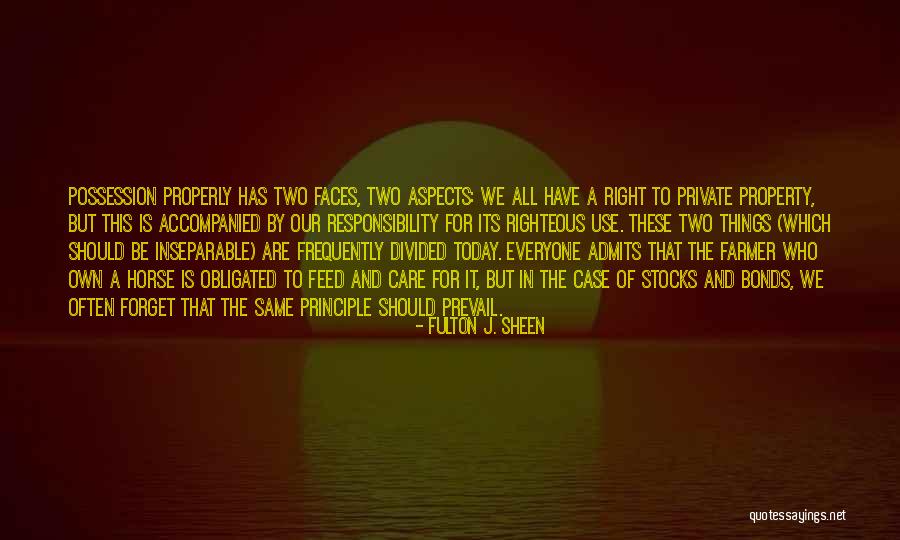 Horse Feed Quotes By Fulton J. Sheen Horse Feed Quotes By Fulton J. Sheen