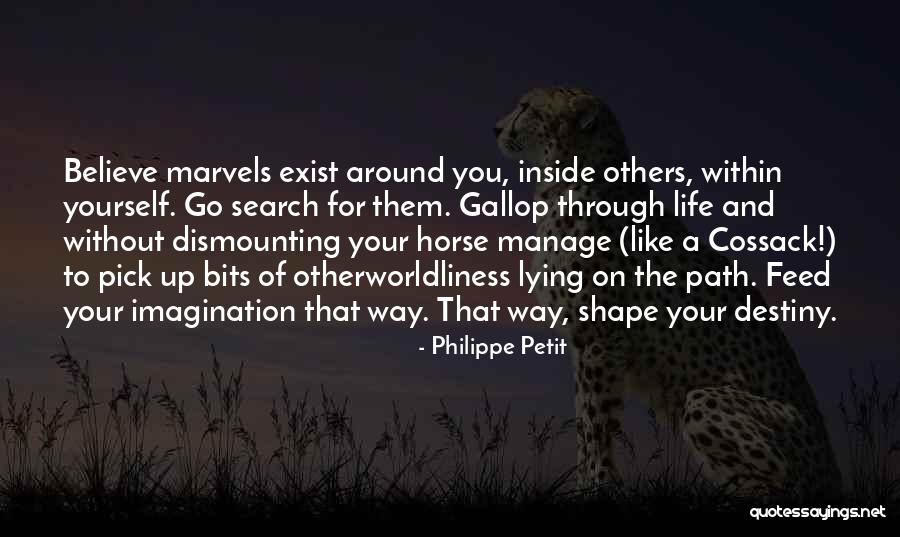 Horse Feed Quotes By Philippe Petit