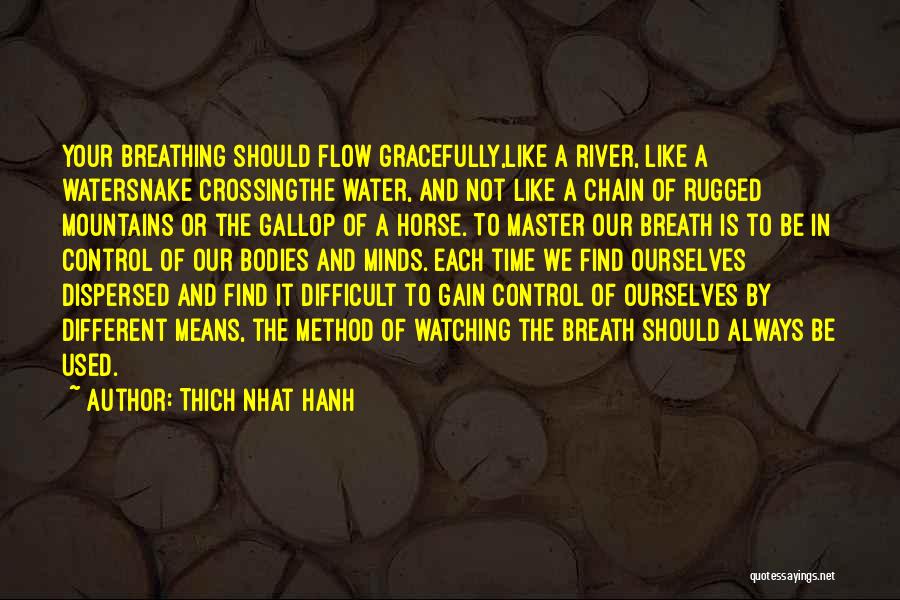 Horse Gallop Quotes By Thich Nhat Hanh