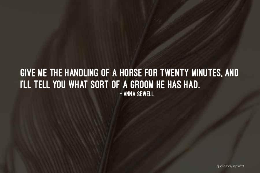 Horse Groom Quotes By Anna Sewell Horse Groom Quotes By Anna Sewell