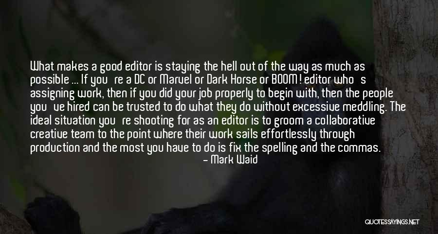 Horse Groom Quotes By Mark Waid Horse Groom Quotes By Mark Waid