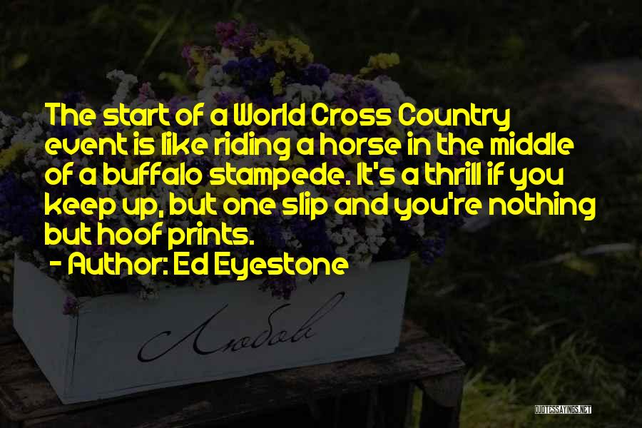 Horse Hoof Quotes By Ed Eyestone