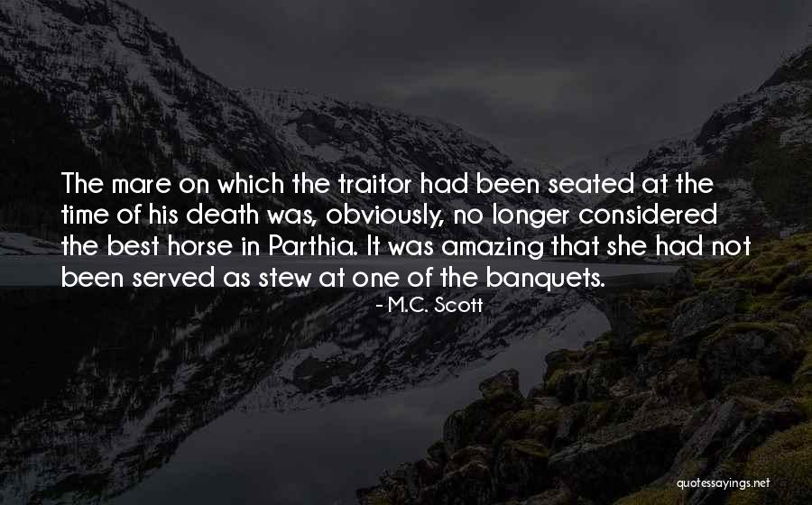 Horse Mare Quotes By M.C. Scott