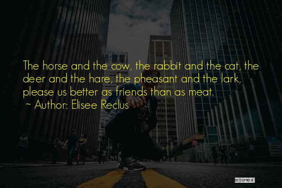 Horse Meat Quotes By Elisee Reclus