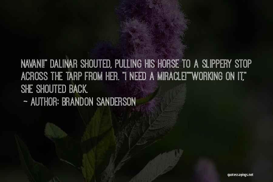 Horse Pulling Quotes By Brandon Sanderson