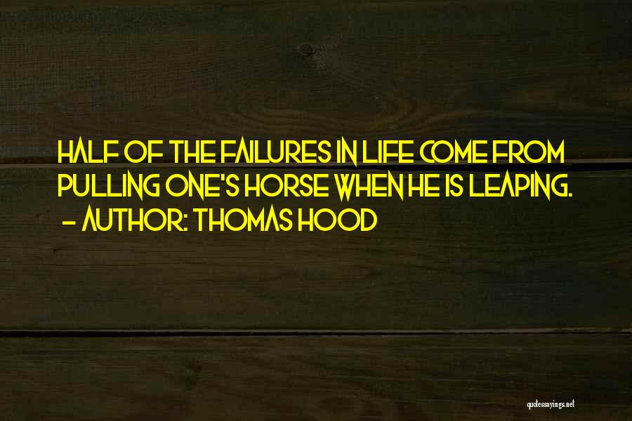 Horse Pulling Quotes By Thomas Hood