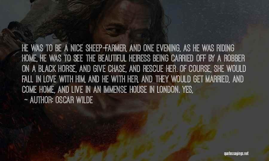 Horse Riding Fall Quotes By Oscar Wilde