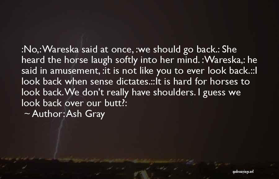Horse Sense Quotes By Ash Gray