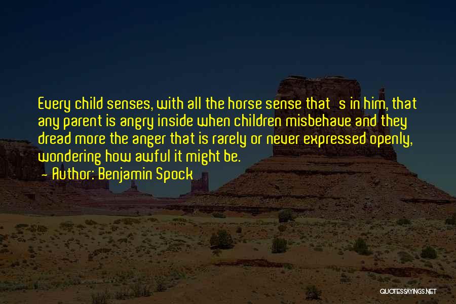 Horse Sense Quotes By Benjamin Spock