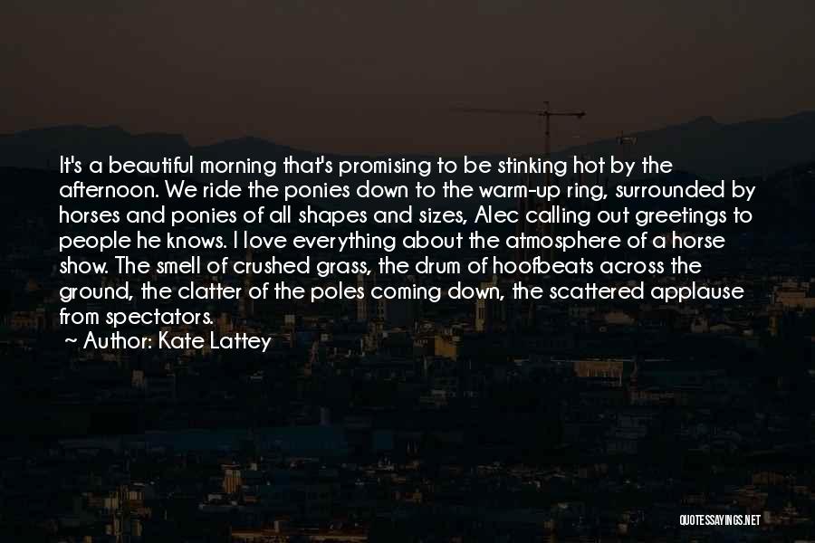 Horse Show Jumping Quotes By Kate Lattey
