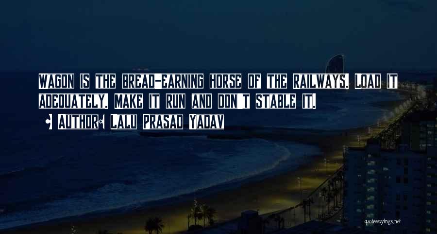 Horse Stable Quotes By Lalu Prasad Yadav