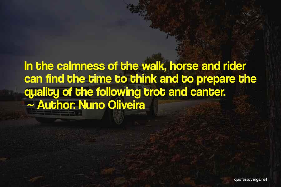 Horse Trot Quotes By Nuno Oliveira