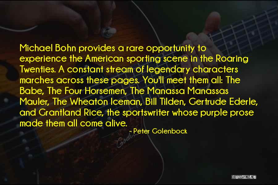 Horsemen Quotes By Peter Golenbock Horsemen Quotes By Peter Golenbock