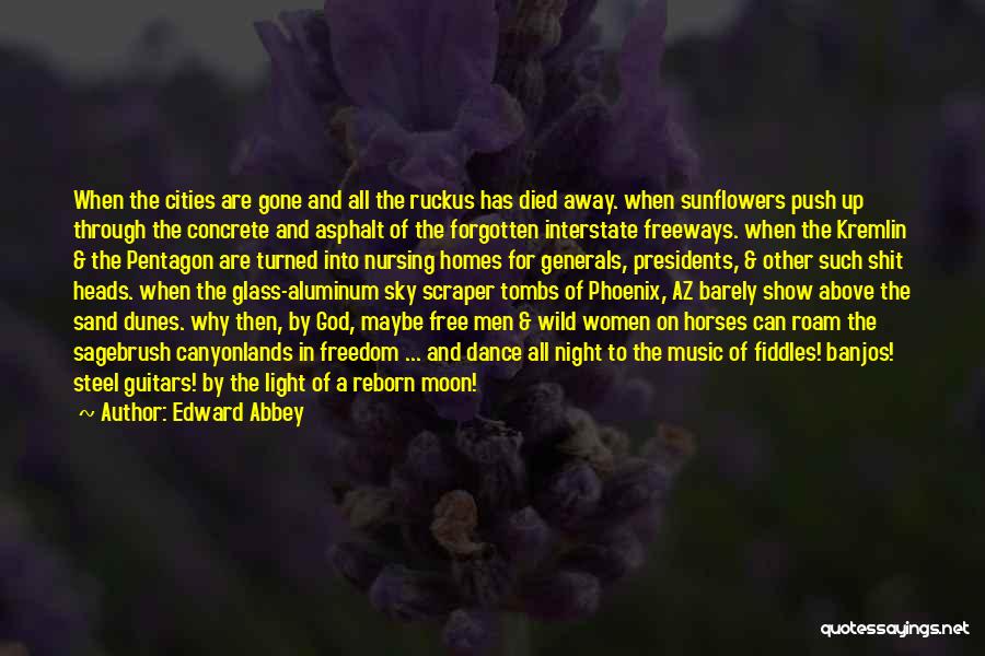 Horses And God Quotes By Edward Abbey