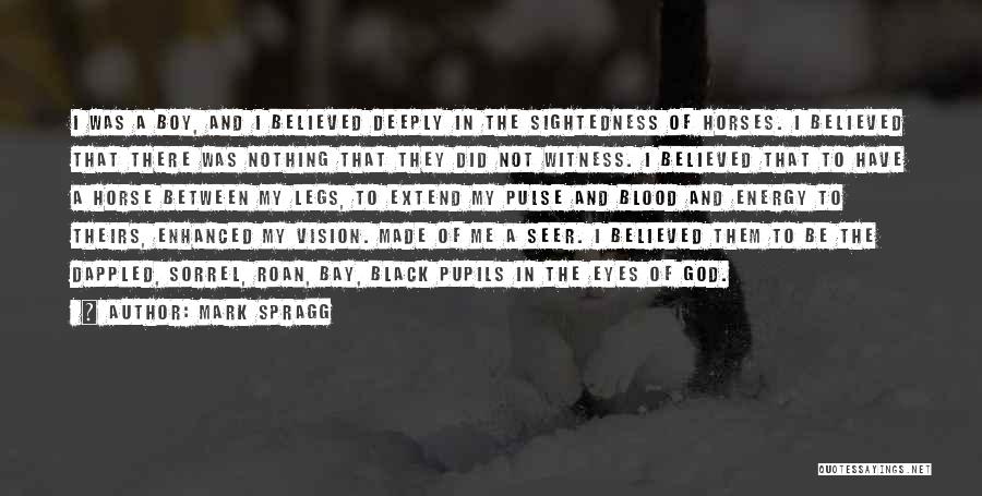 Horses And God Quotes By Mark Spragg