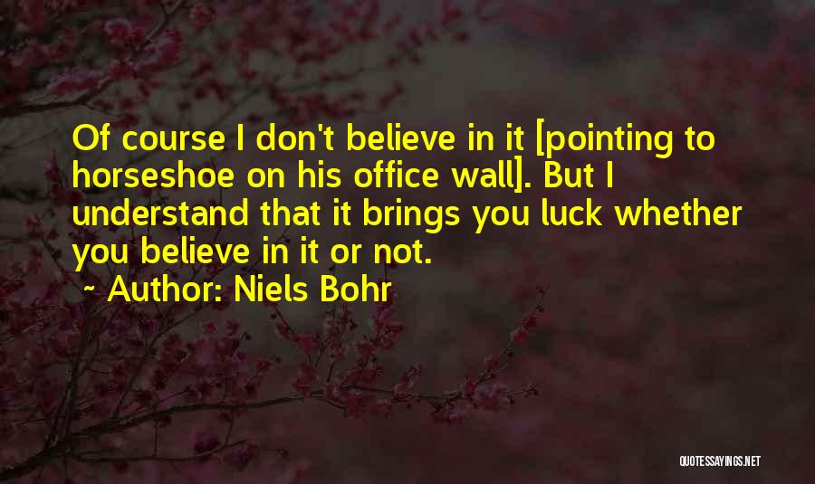 Horseshoe Quotes By Niels Bohr