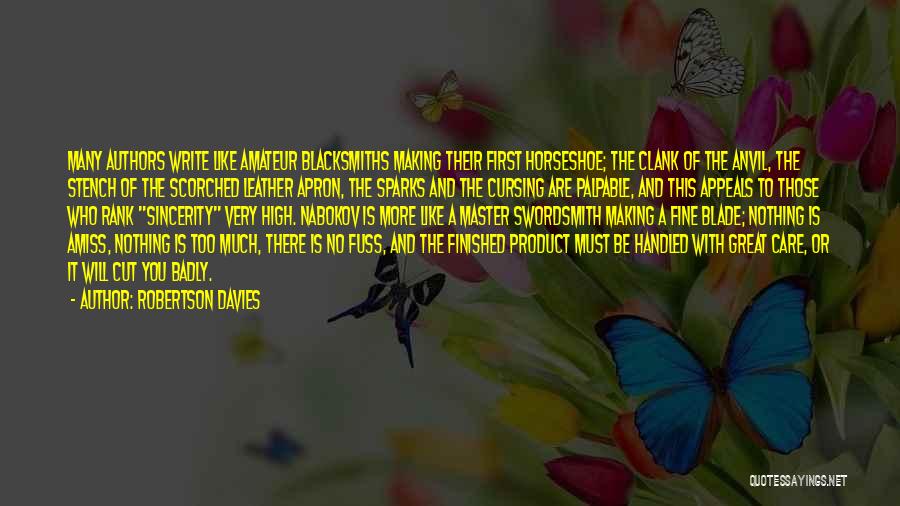 Horseshoe Quotes By Robertson Davies