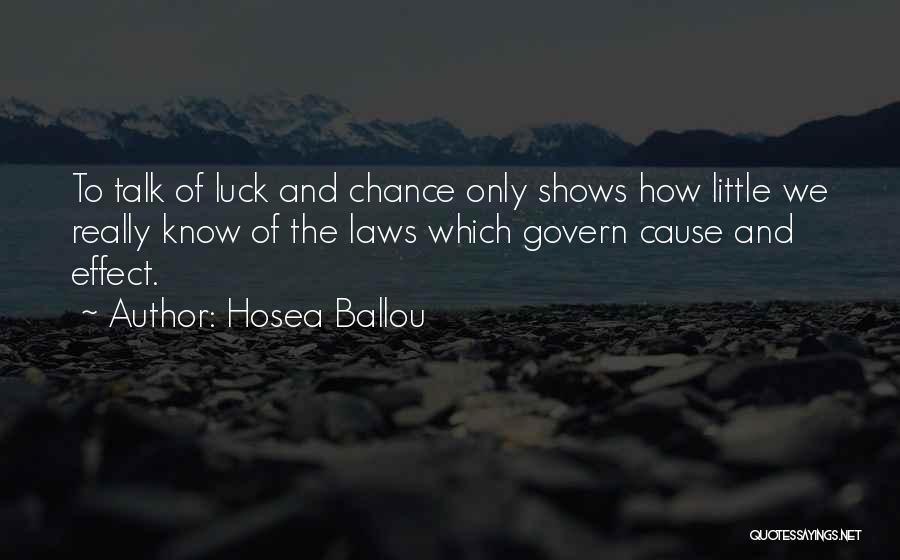 Hosea Quotes By Hosea Ballou