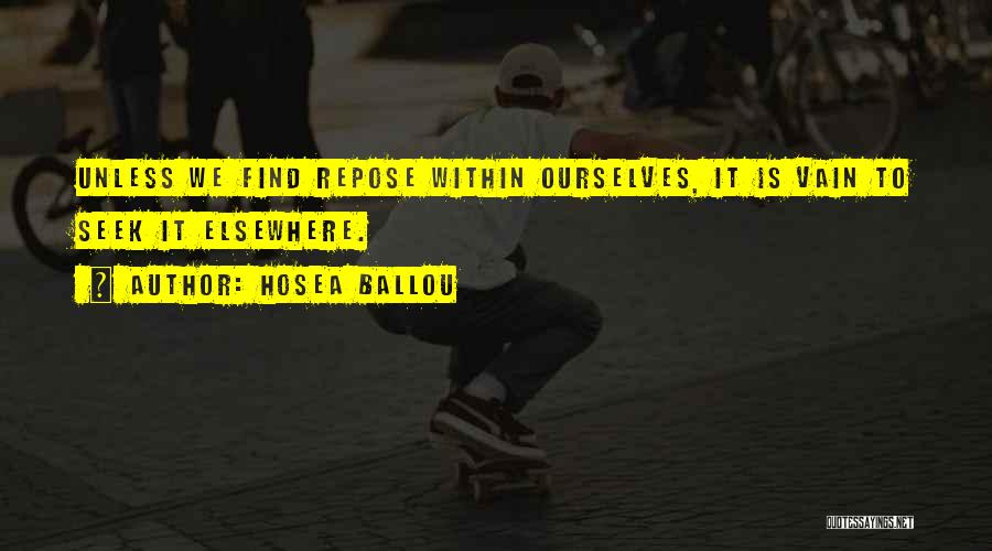 Hosea Quotes By Hosea Ballou