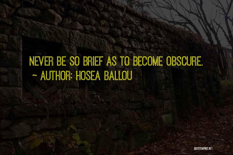 Hosea Quotes By Hosea Ballou